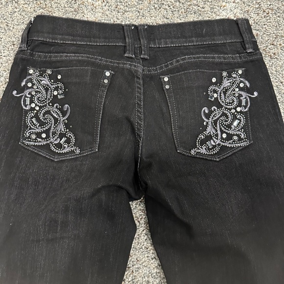 WHBM Boot leg Black Jeans sz 2 Inseam 31 inches - Picture 3 of 5